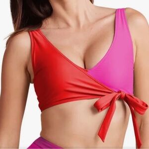 Summersalt red and pink bikini set.